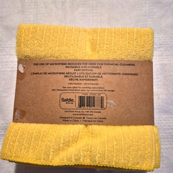 Home Exclusives 6 pack microfibre multi purpose cloths 12 x 12, New - Picture 4 of 4